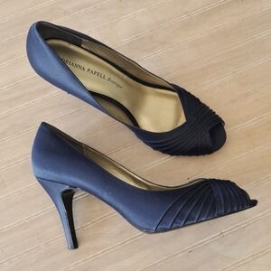 Adrianna Papell Boutique Formal Royal Blue Dress Heels.